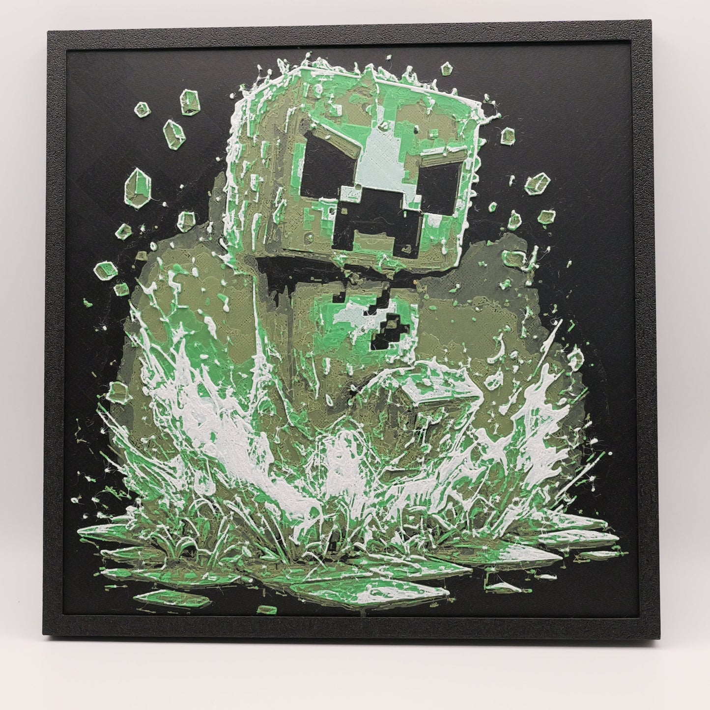 Pixel Explosion 3D Printed Art