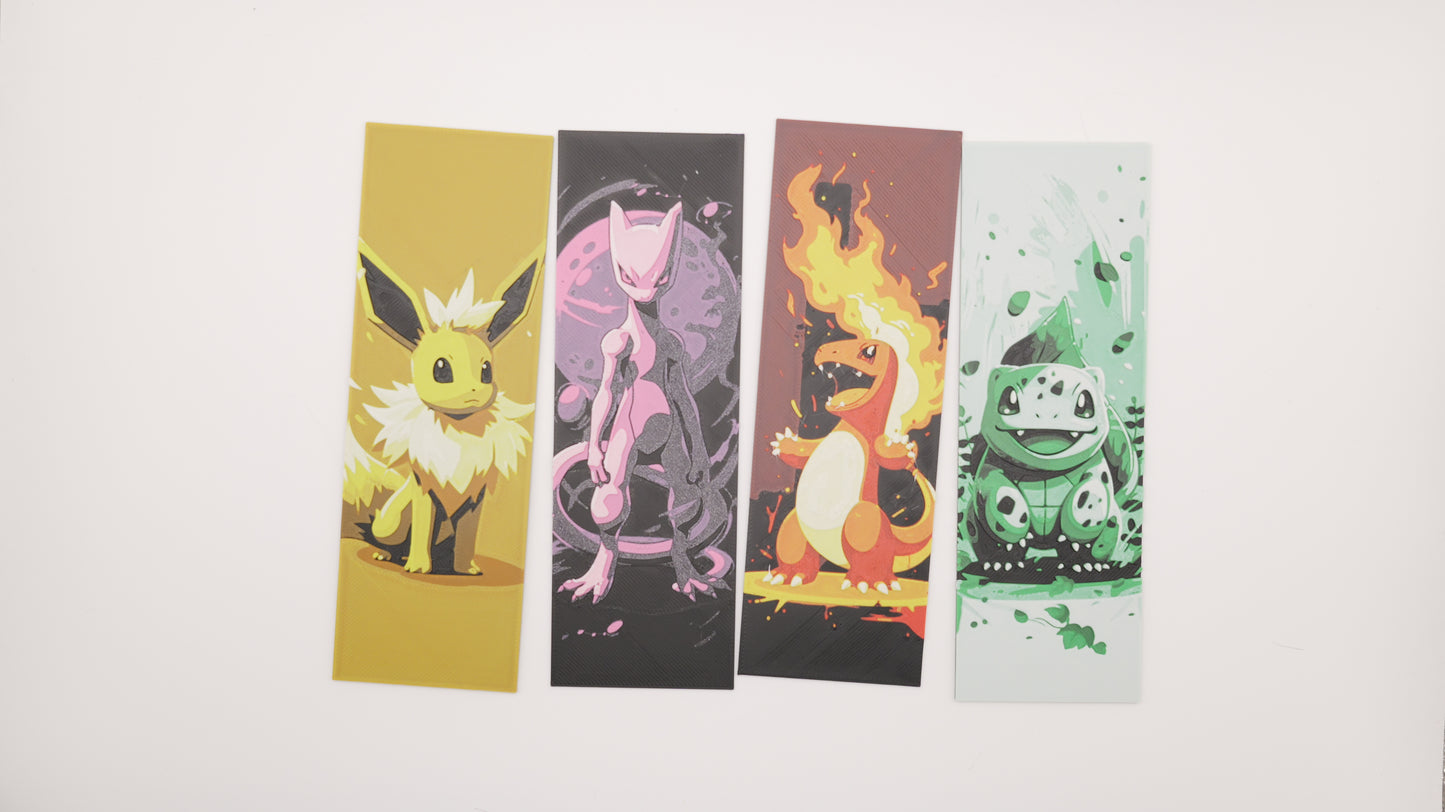 Monster-Inspired Bookmark Set (4-Pack) - Series 3