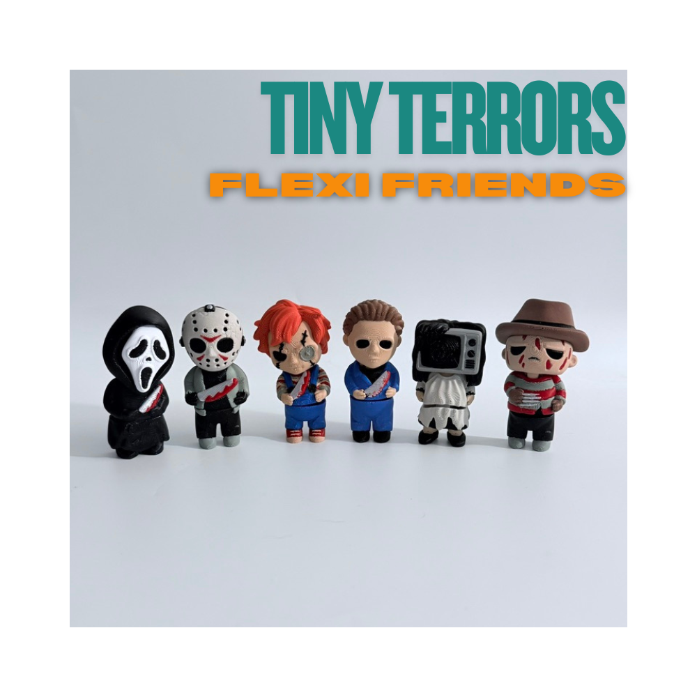 Tiny Terrors Flexi Figures