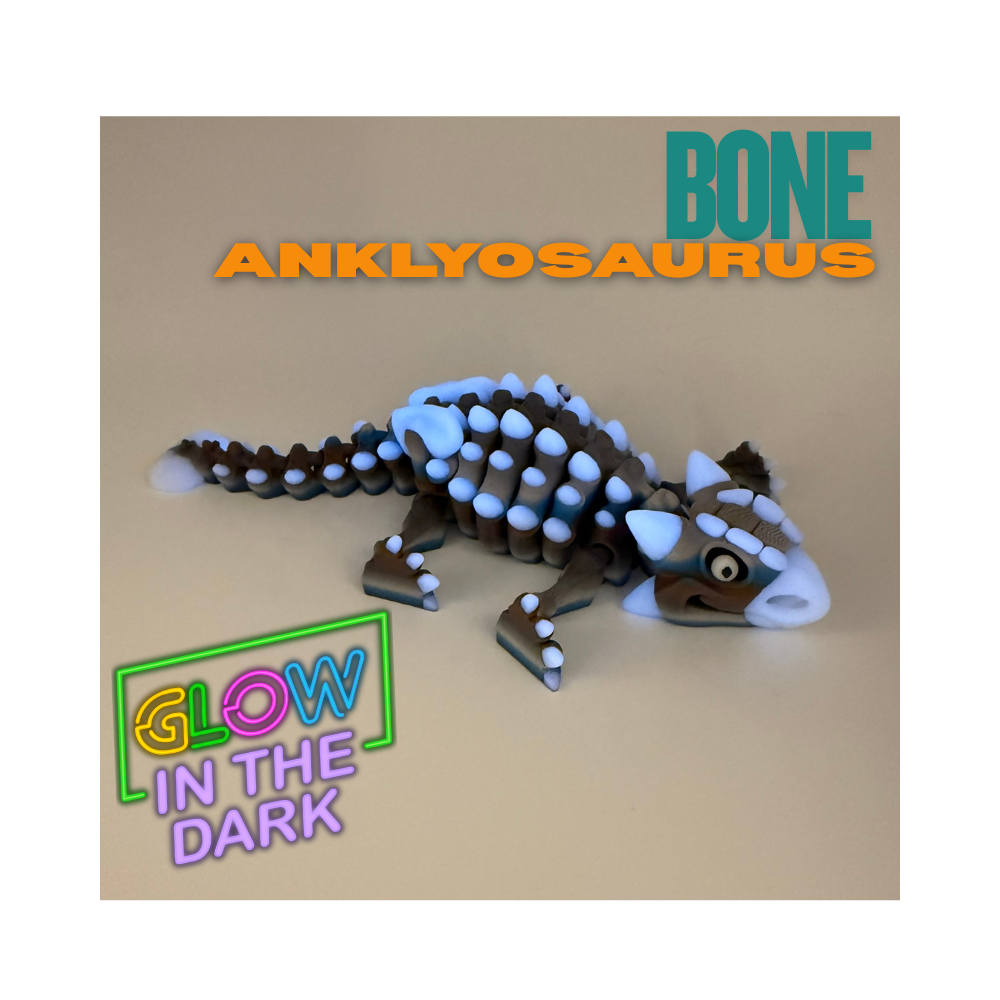 Glow-in-the-Dark Bone Ankylosaurus