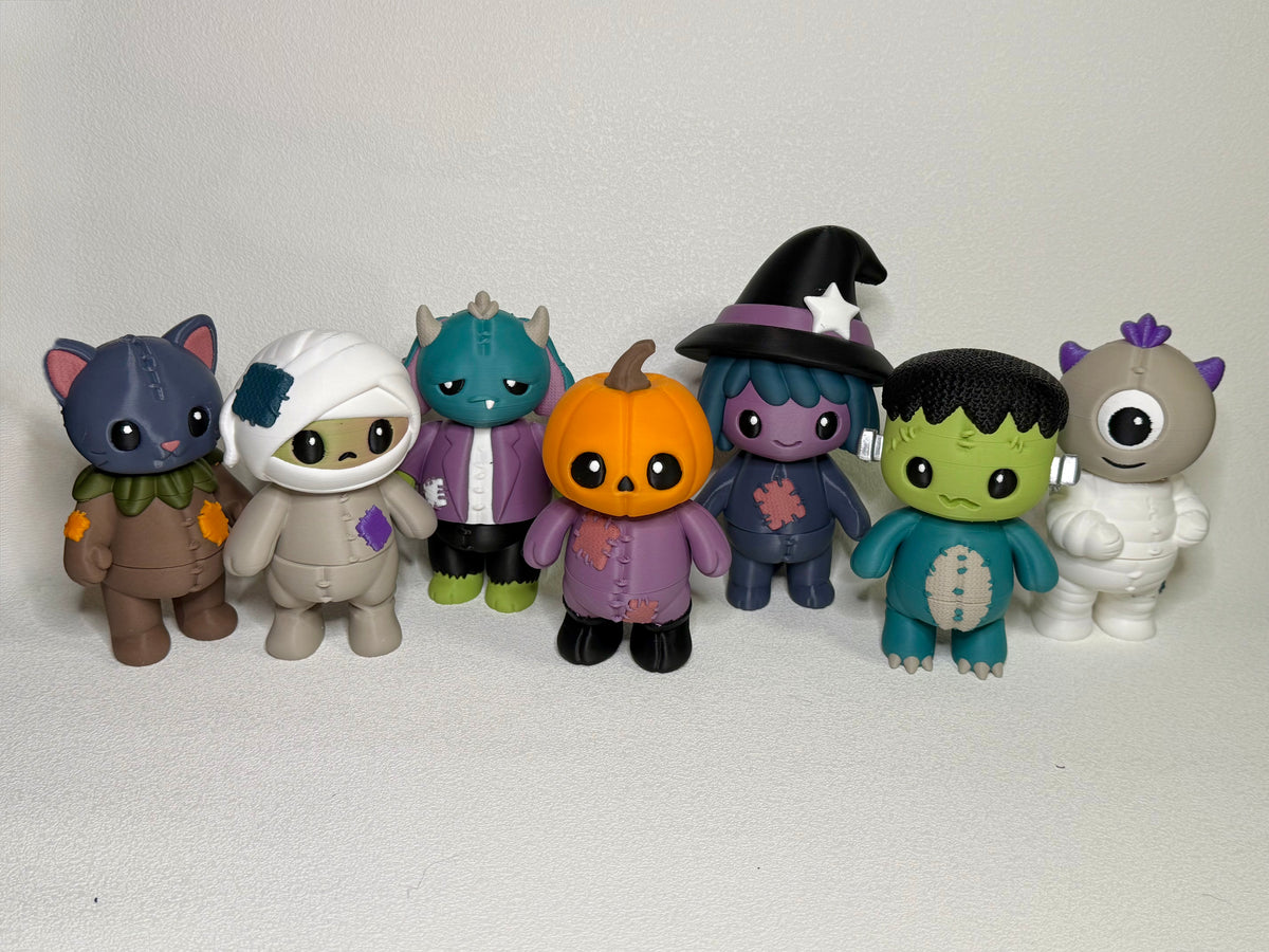 Spooky Swaplings: Magnetic, interchangable monster buddies