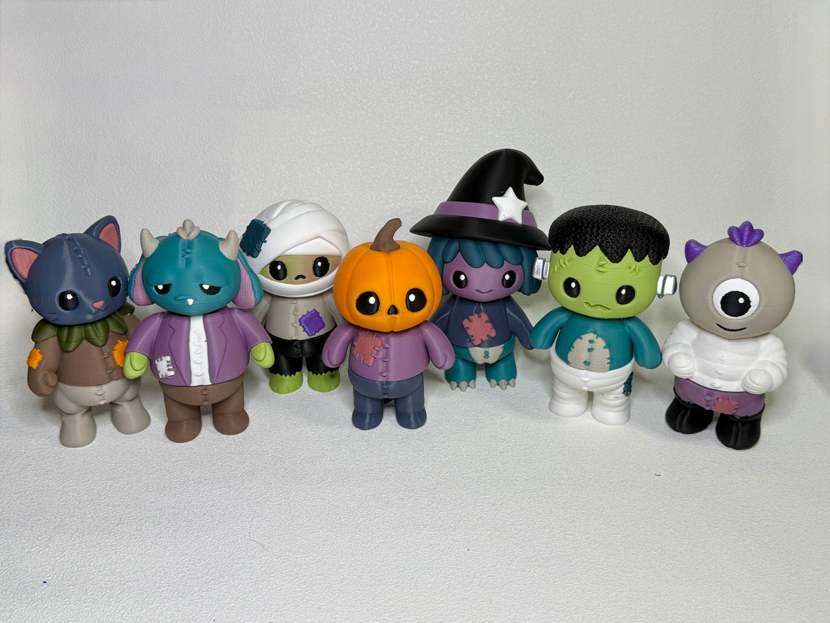Spooky Swaplings: Magnetic, interchangable monster buddies