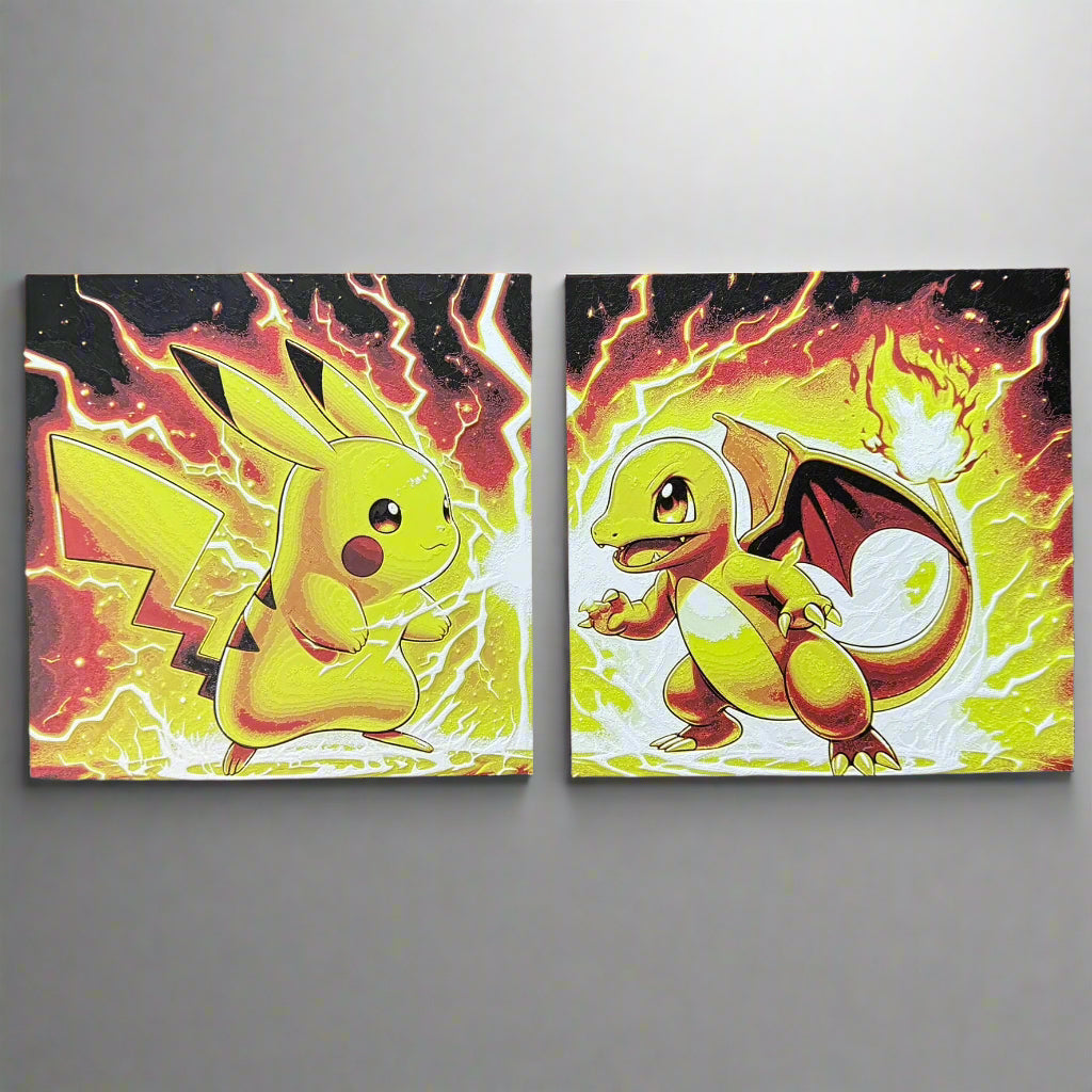 Elemental Duo 3D Wall Art