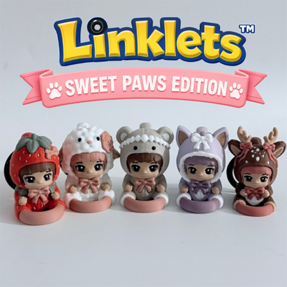 Linklets™ Sweet Paws Edition Mystery Figure | Blind Box Collectible