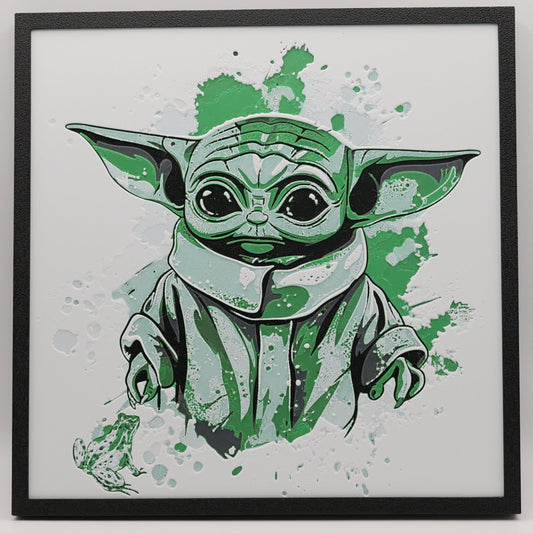 Alien Child 3D Printed Art