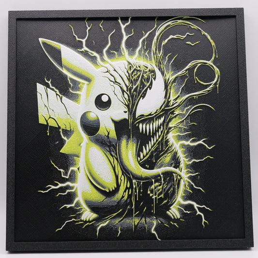 Electric Symbiote 3D Printed Art