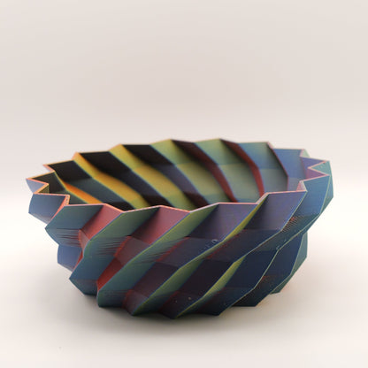 Spiral Geometric Bowl