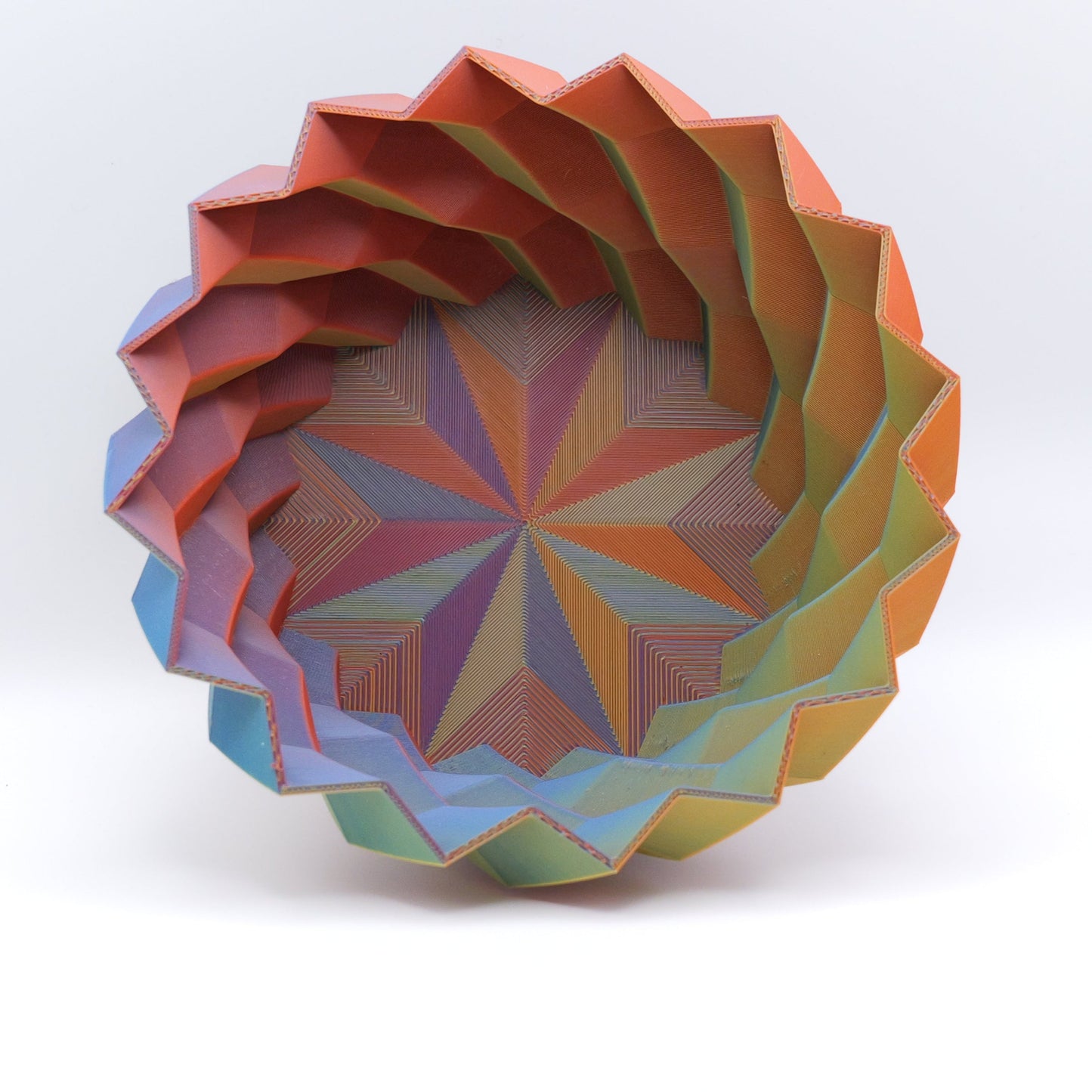 Spiral Geometric Bowl