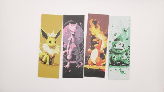 Monster-Inspired Bookmark Set (4-Pack) - Series 3