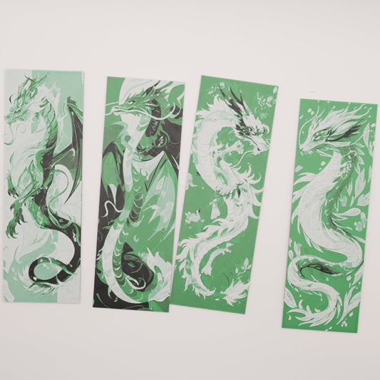 Mystical Dragon Bookmark Set (4-Pack)
